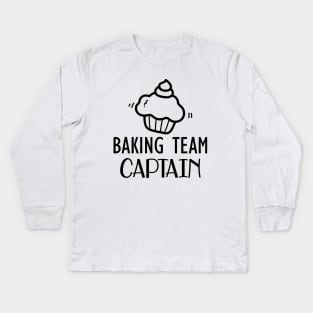 Baking Team Captain Kids Long Sleeve T-Shirt